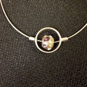 Sterling Silver Bead Display Necklace
